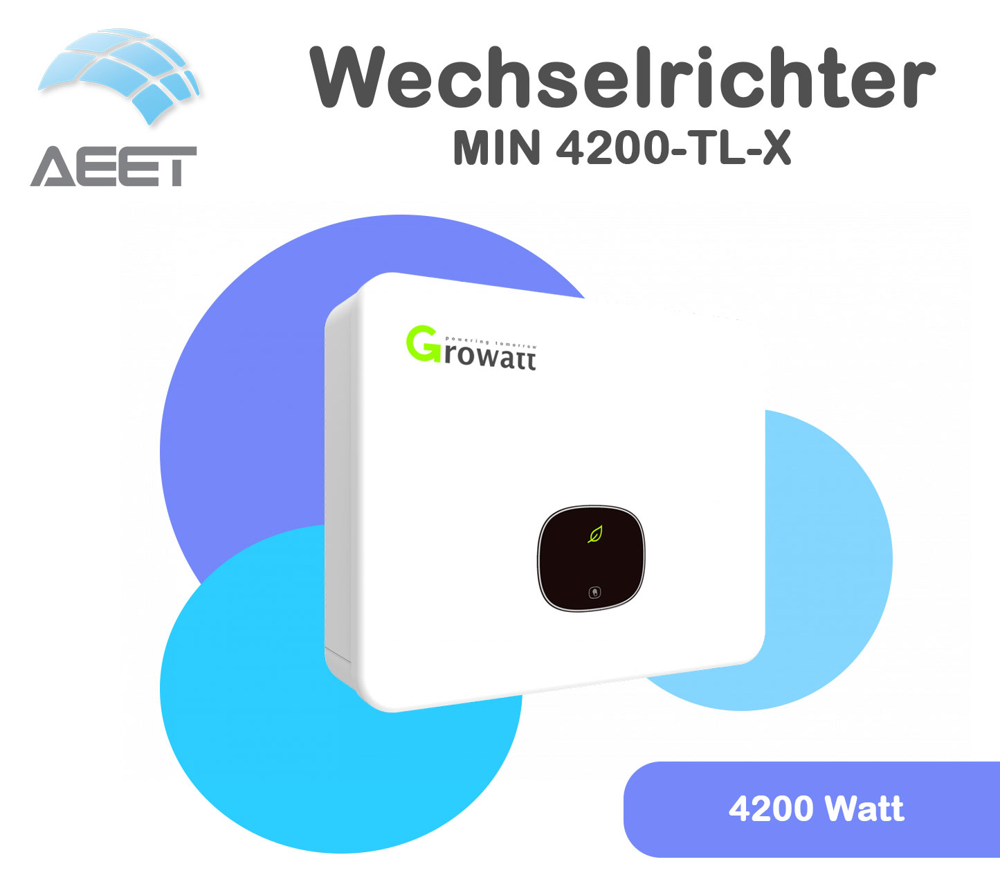 Wechselrichter Growatt MIN 4200TL-X