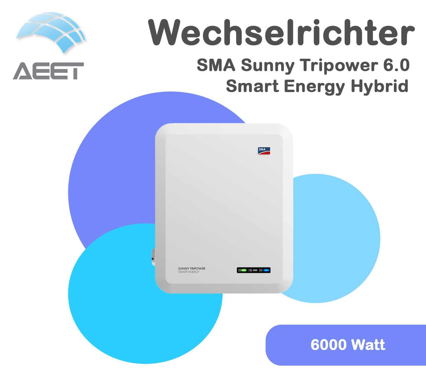 Wechselrichter SMA Hybrid Sunny Tripower 6.0 Smart Energy