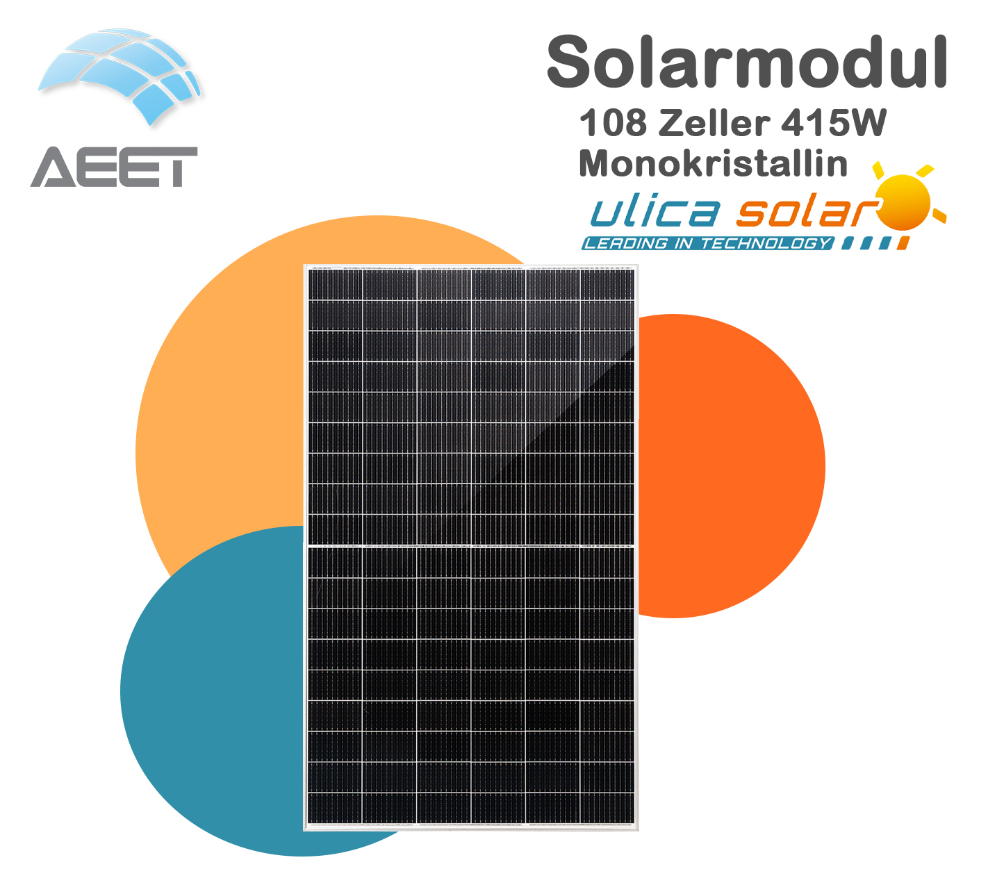 Solarmodule 1722x1134x30mm 108 Zeller HC Mono Solarmodule 1722x1134x30mm 108 Zeller HC Mono