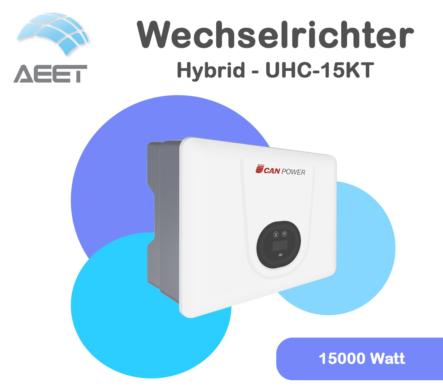 UCanPower UHC-15KT - 3 Phasen Hybrid Inverter UCanPower UHC-15KT - 3 Phasen Hybrid Inverter