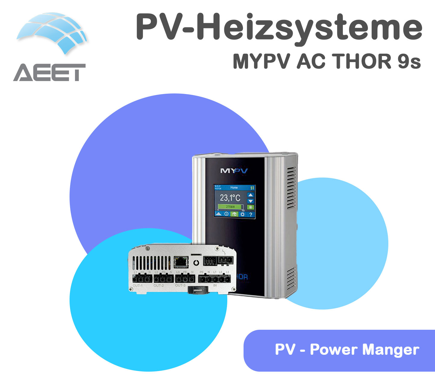 MYPV AC THOR 9s Power Manager Leistungs-Controller 9 kw MYPV AC THOR 9s Power Manager Leistungs-Controller 9 kw