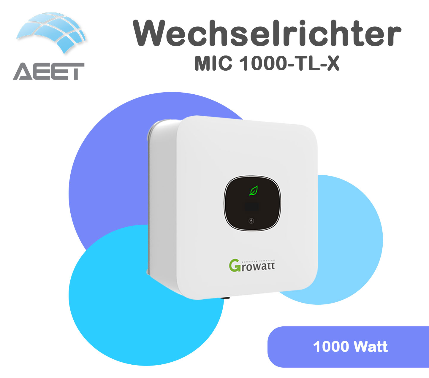 Wechselrichter Growatt MIC 1000TL-X | 0100TL-X Wechselrichter Growatt MIC 1000TL-X | 0100TL-X