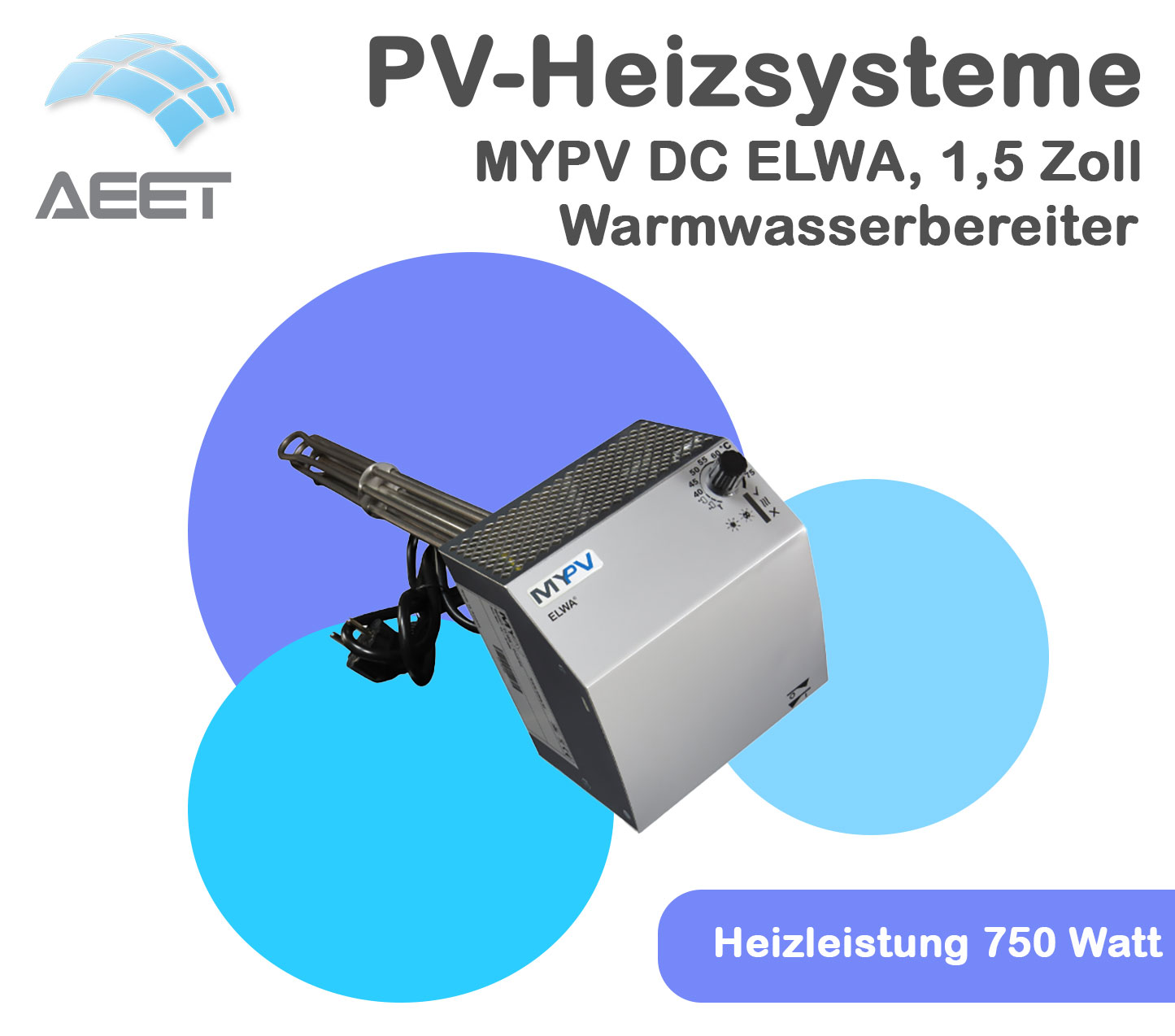 MYPV DC ELWA, 1,5 Zoll Warmwasserbereiter MYPV DC ELWA, 1,5 Zoll Warmwasserbereiter