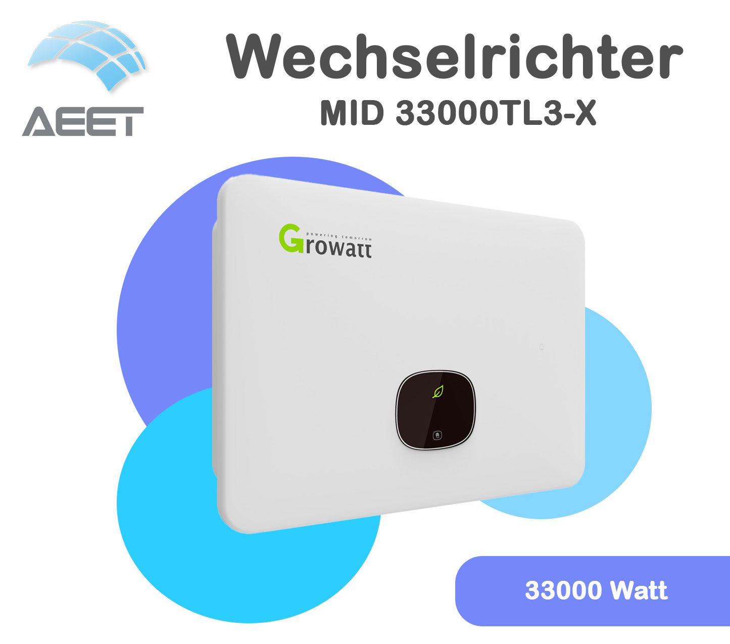 Wechselrichter Growatt MID 33000TL3-X | 33KTL3-X Wechselrichter Growatt MID 33000TL3-X | 33KTL3-X