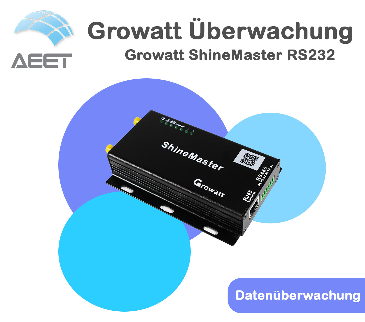 Growatt ShineMaster RS232 - Datenüberwachung Growatt ShineMaster RS232 - Datenüberwachung