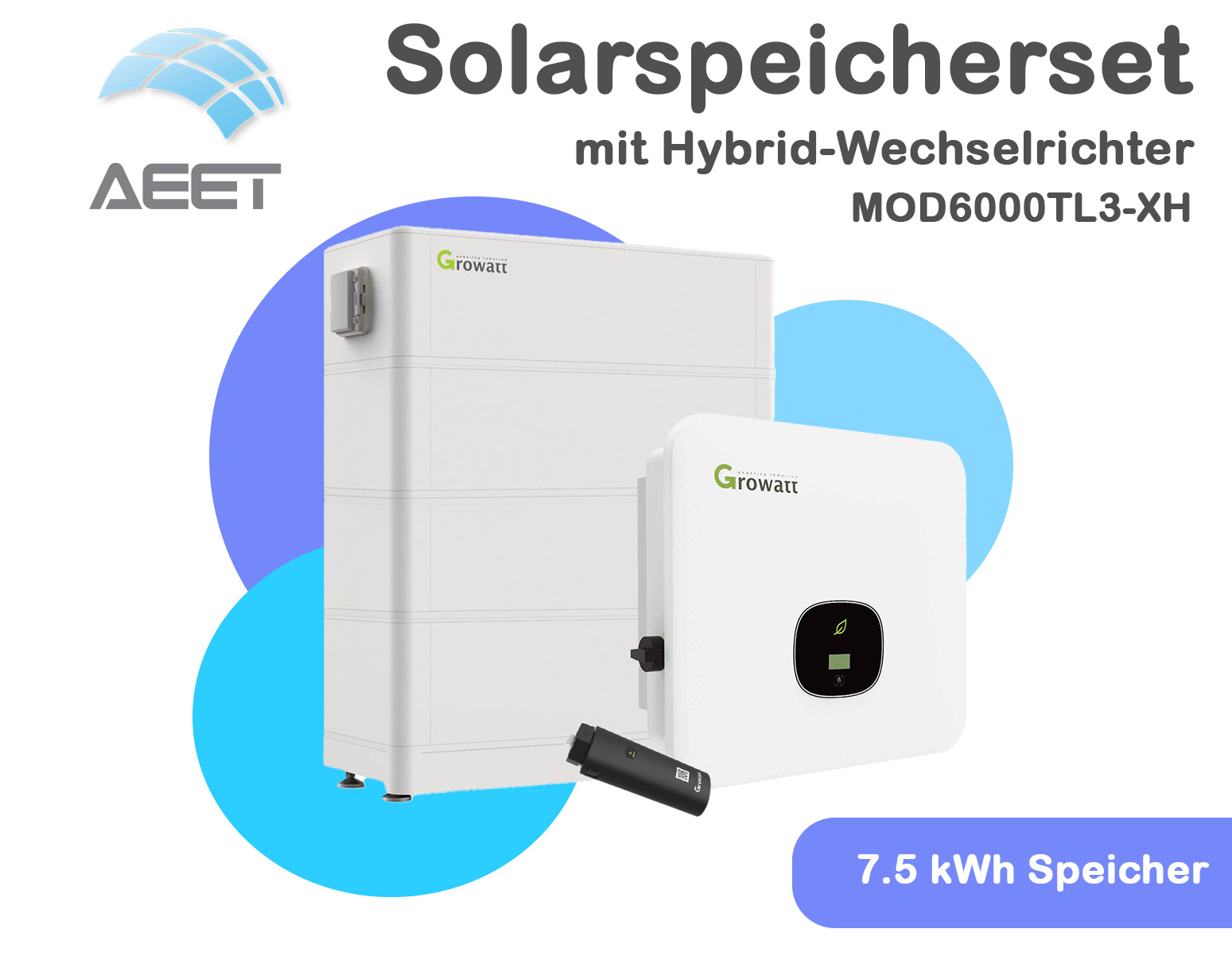 Growatt SET MOD Speichersystem DC 6.0 kW m 7.5 kWh Speicher Growatt SET MOD Speichersystem DC 6.0 kW m 7.5 kWh Speicher