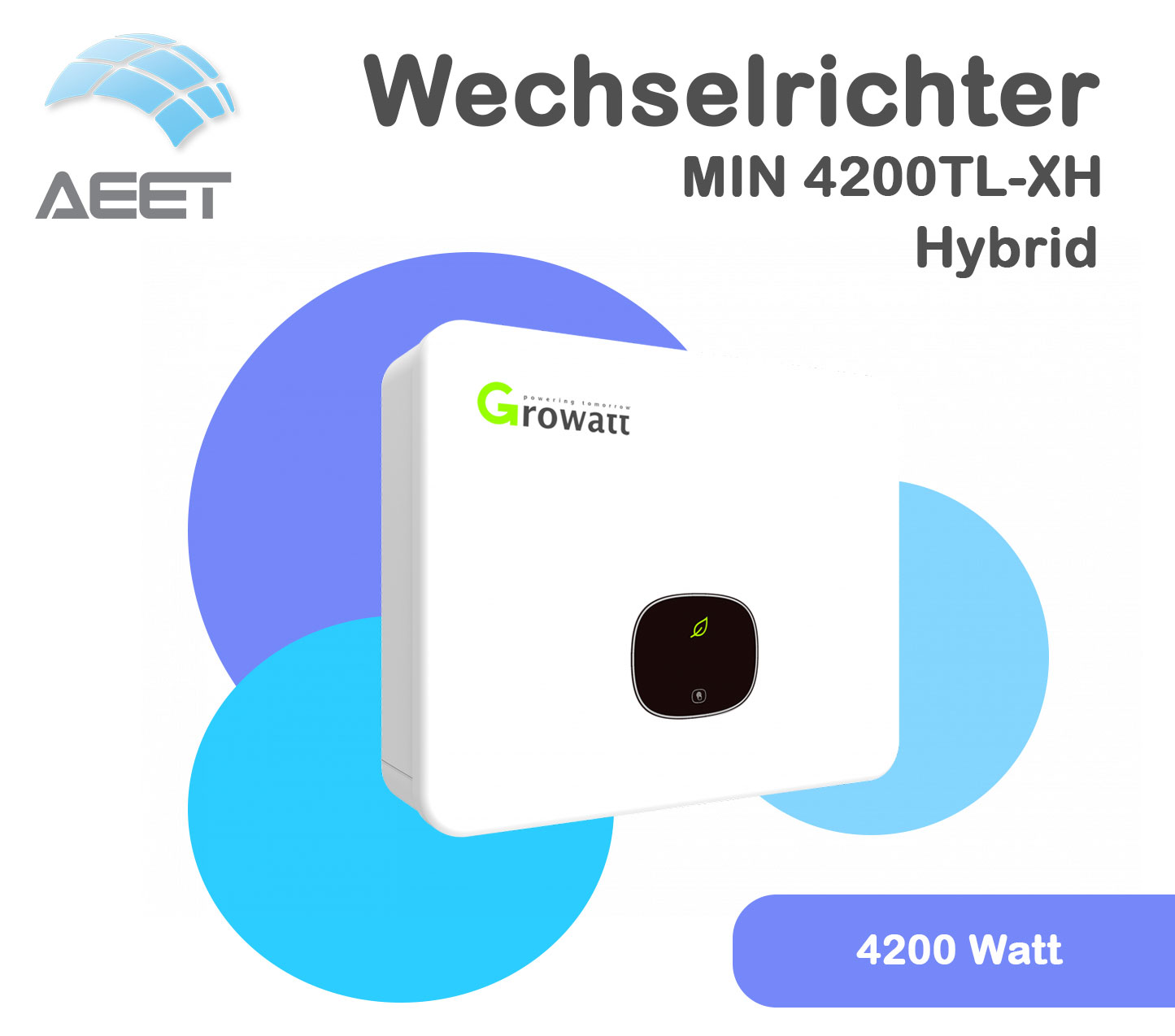 Wechselrichter Growatt MIN 4200TL-XH Wechselrichter Growatt MIN 4200TL-XH