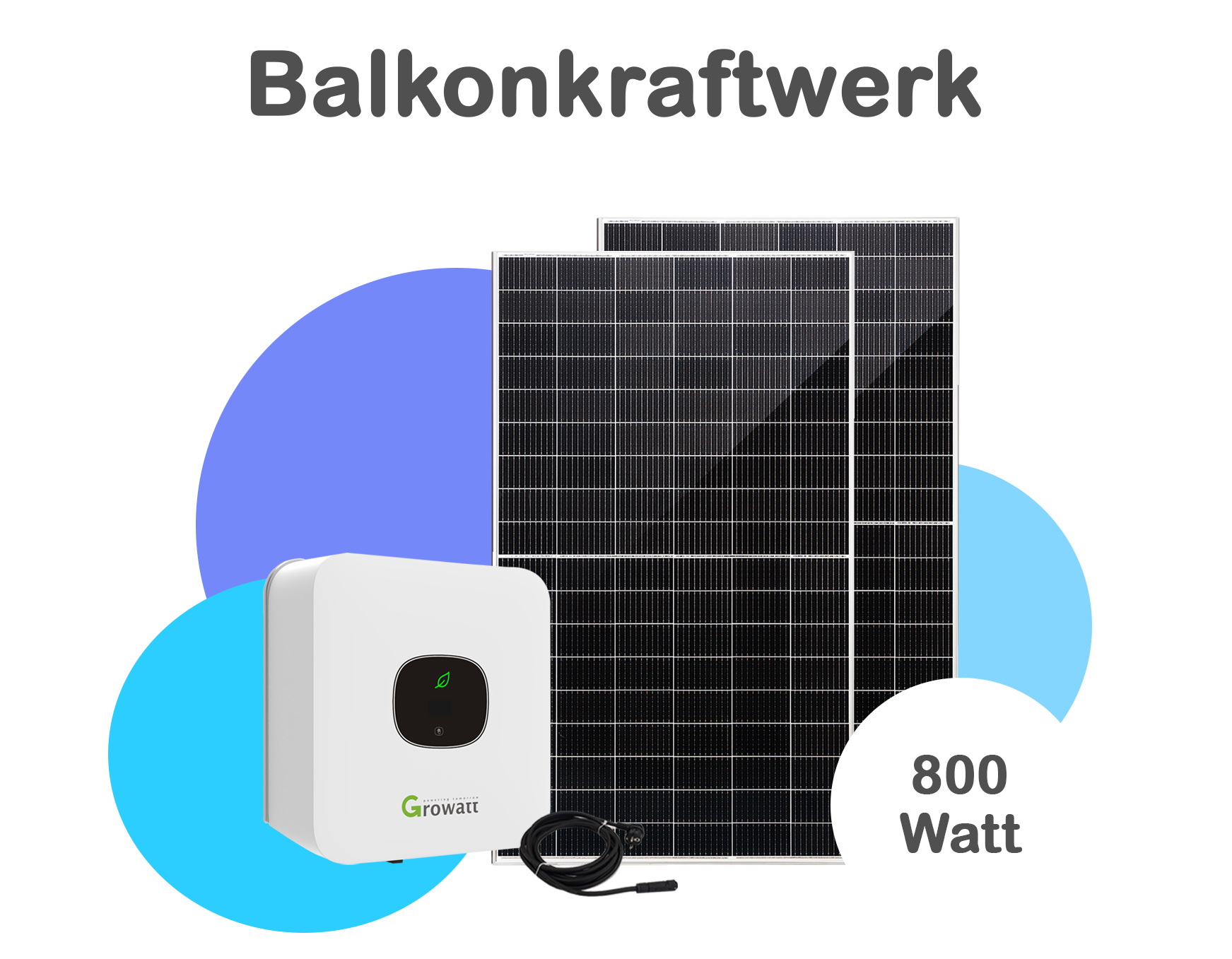 Balkonkraftwerk-800 Watt