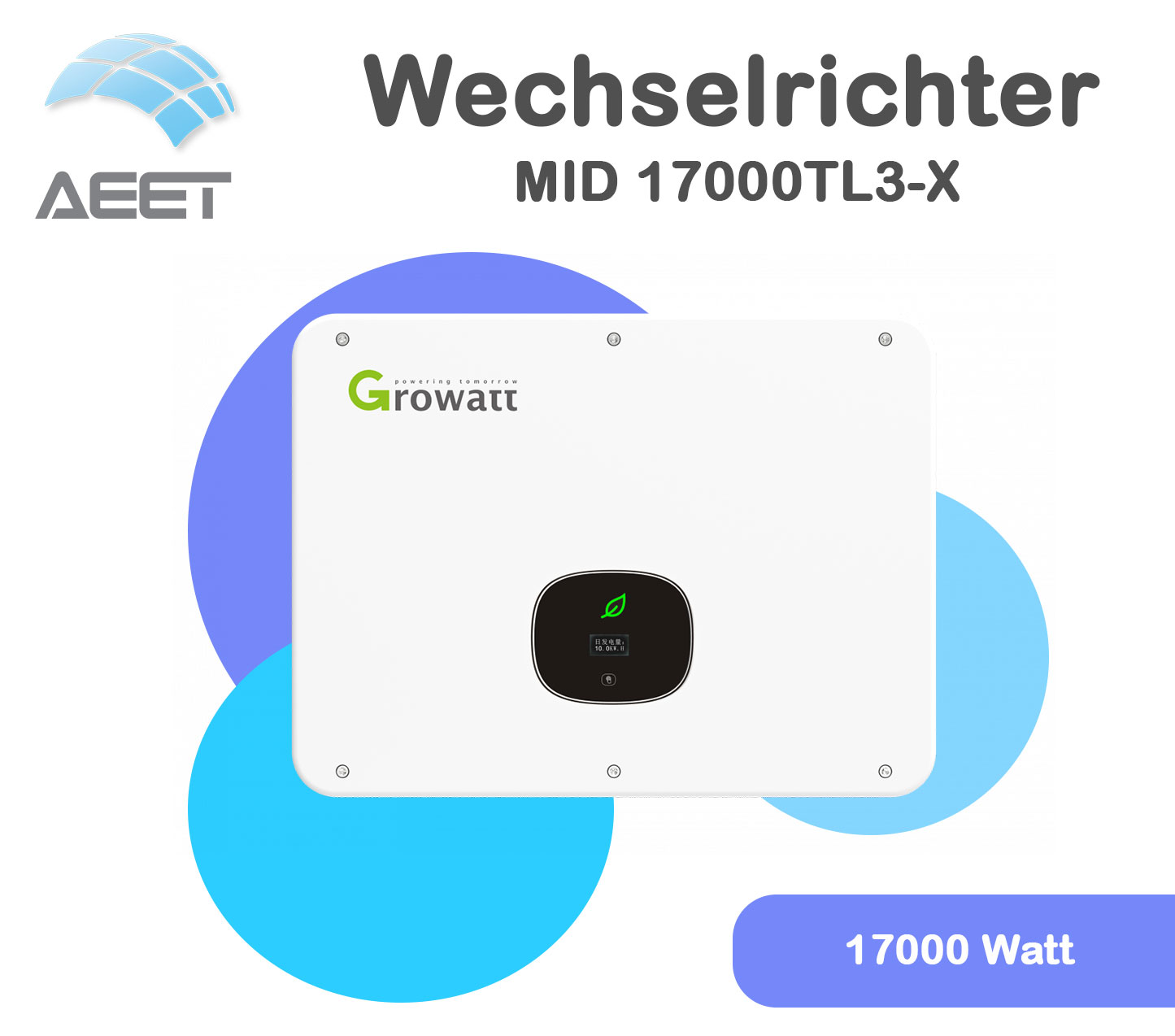 Wechselrichter Growatt MID 17000TL3-X | 17KTL3-X Wechselrichter Growatt MID 17000TL3-X | 17KTL3-X